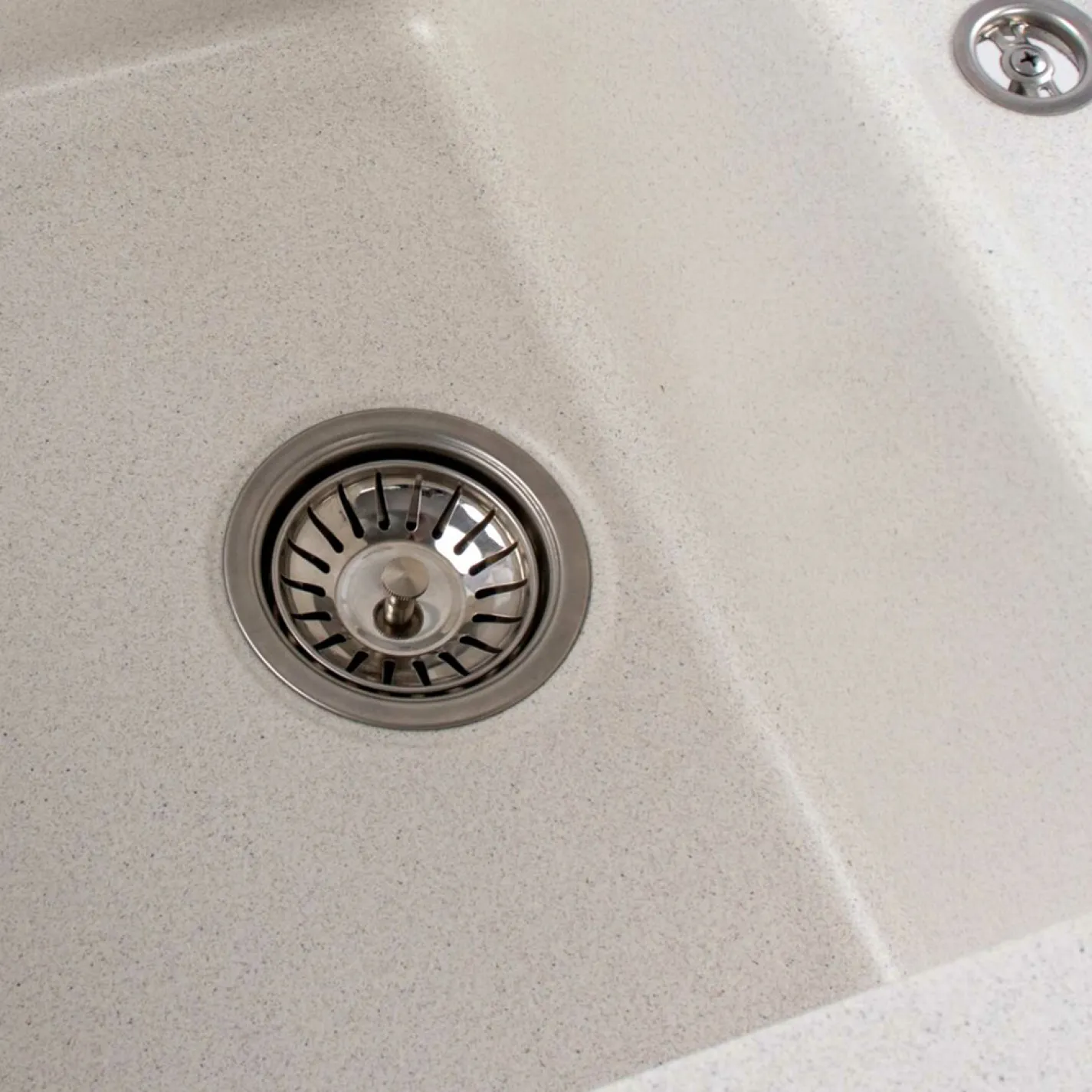 Мийка кухонна Platinum 7850 TROYA граніт, білий в крапку - Фото 3
