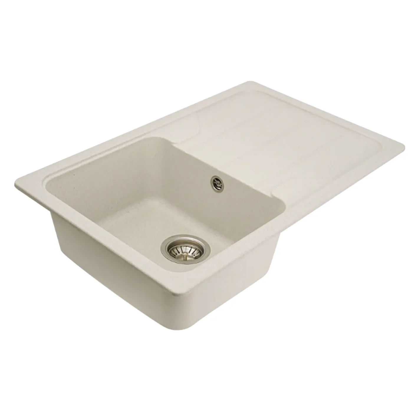 Мийка кухонна Platinum 7850 VERONA граніт, білий в крапку - Фото 1