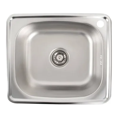 Кухонна мийка з нержавіючої сталі Platinum 4842 Декор, 0,6/160 мм