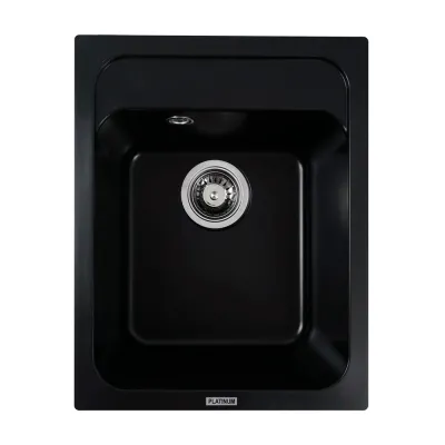 Мийка кухонна Platinum 4050 KORRADO граніт, чорний