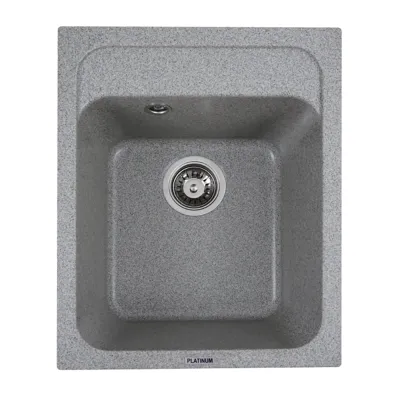 Мийка кухонна Platinum 4050 KORRADO граніт, сірий