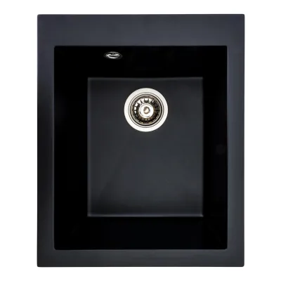 Мийка кухонна Platinum 4150 SOKIL граніт, чорний