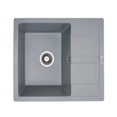 Мийка кухонна Platinum 5851 ARIA граніт, сірий металік