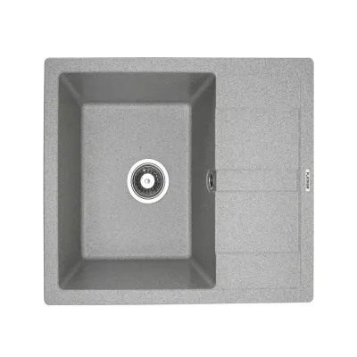 Мийка кухонна Platinum 5851 ARIA граніт, сірий