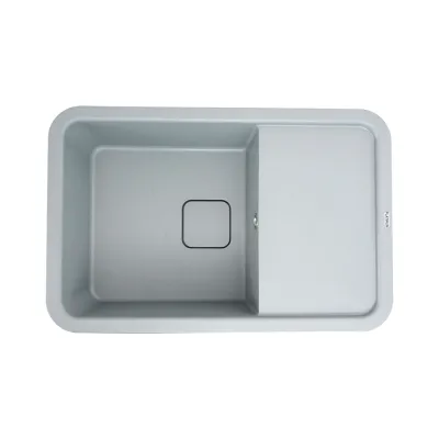 Мийка кухонна Platinum 7850 CUBE граніт, сірий металік