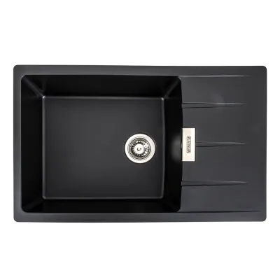 Мийка кухонна Platinum 7850 ROMA граніт, чорний