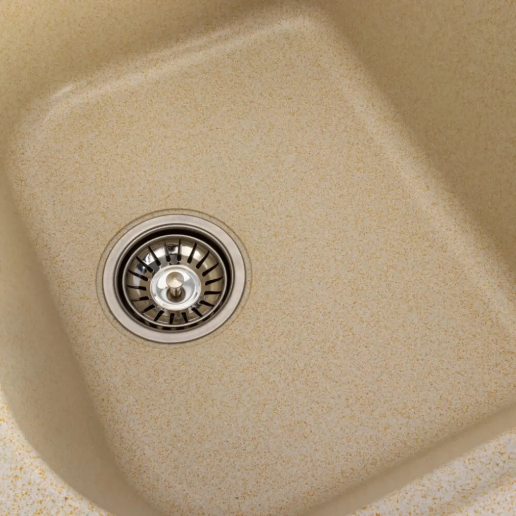 Гранітна мийка для кухні Platinum 7950 Equatoria, глянець, пісок- Фото 3