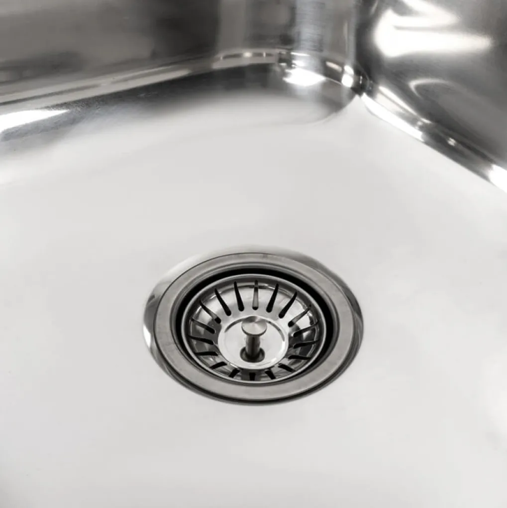 Кухонна мийка Platinum з нержавіючої сталі Поліровка 7848, 0,8/180 мм- Фото 3