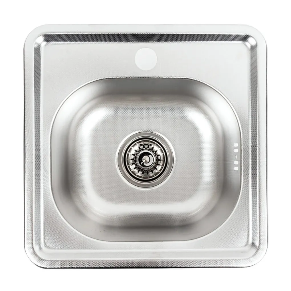 Кухонна мийка з нержавіючої сталі Platinum Декор 3838 (0,6/160 мм)- Фото 1