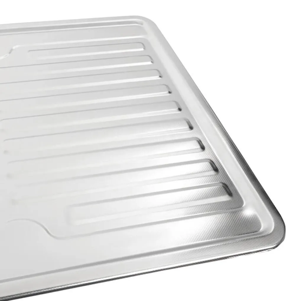 Кухонная мойка из нержавеющей стали Platinum Декор 7850, 0,8/180 мм- Фото 3