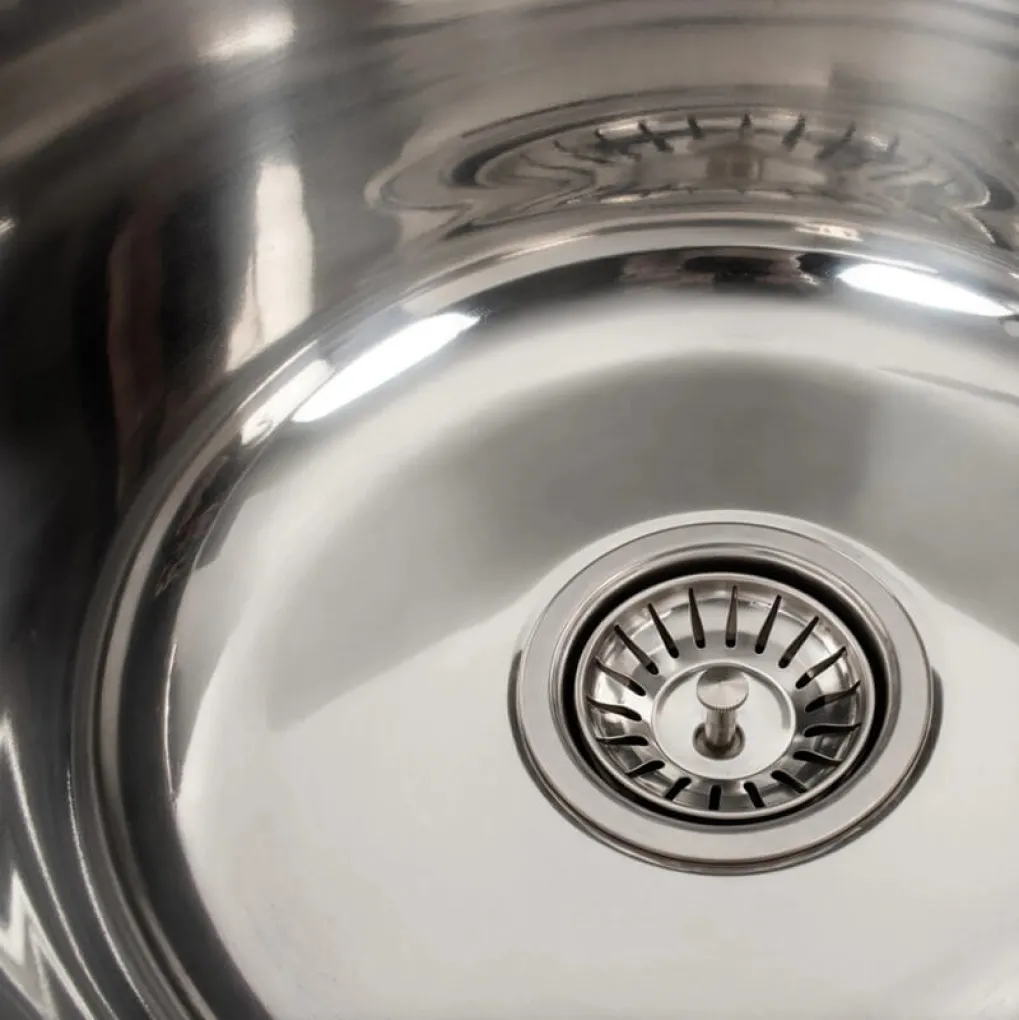 Кухонная мойка из нержавеющей стали Platinum Полировка 4539, 0,6/170 мм- Фото 4