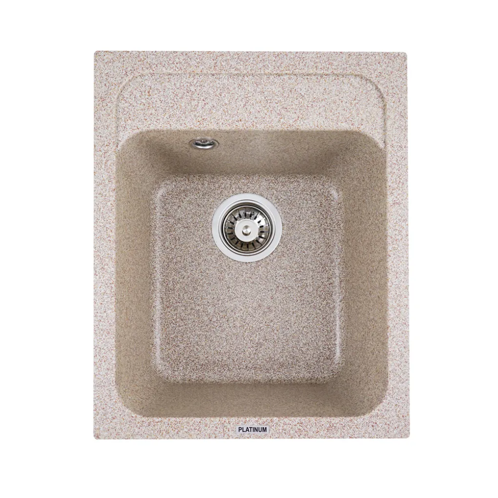Мийка кухонна Platinum 4050 KORRADO граніт, карамель- Фото 1