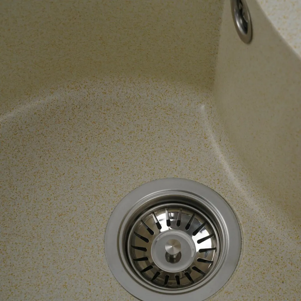 Мийка кухонна Platinum 480 TURAS граніт, пісочний- Фото 4