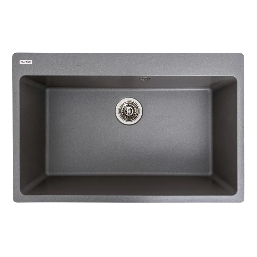 Мийка кухонна Platinum 7850 Bogema граніт, сірий мусон- Фото 1