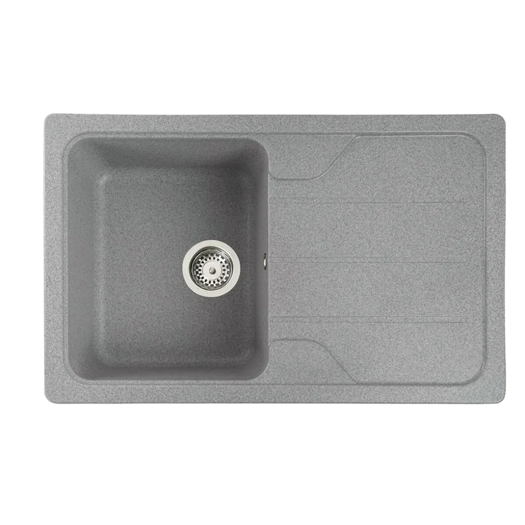 Мийка кухонна Platinum 7850 VERONA граніт, сірий- Фото 1