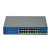 PoE комутатор PowerPlant 16ch 100Mbps+2+1G uplink- Фото 1