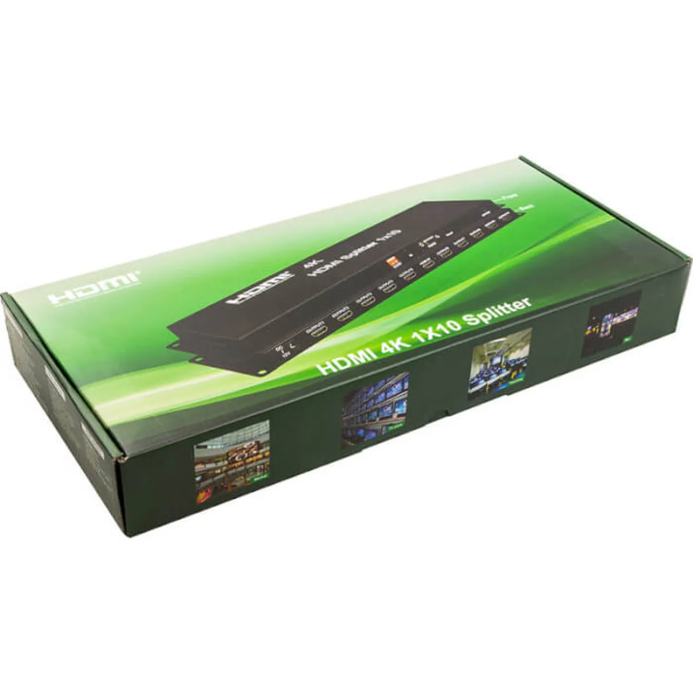 Сплитер PowerPlant HDMI 1x10 V1.4 3D 4K/30hz (HDSP10-V1.4) - Фото 2
