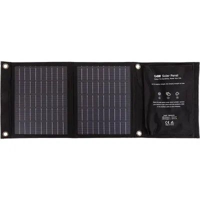 Портативна сонячна панель PowerPlant 14W, 2xUSB-A (PB930555)