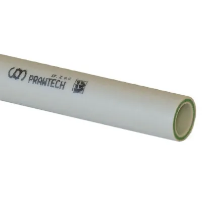Труба поліпропіленова Prawtech PP-R Glass Ø63x8.6 мм PN20 скловолокно (R3560086063)