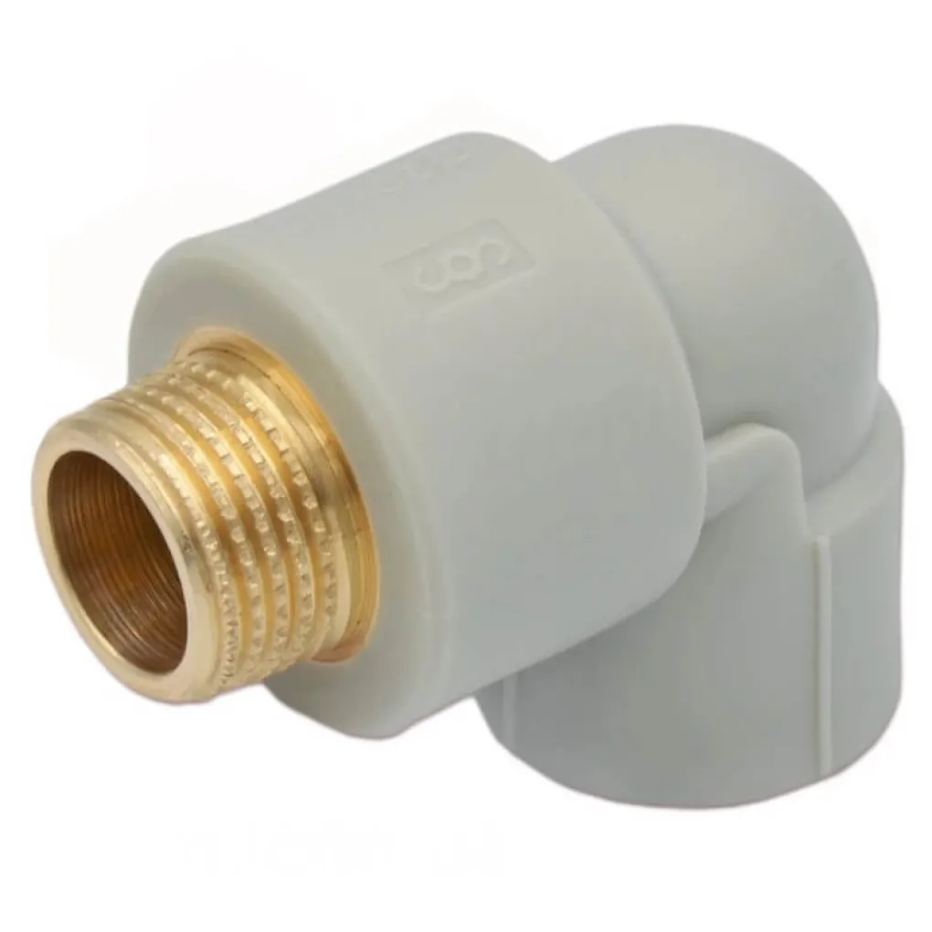 Колено Prawtech PP-R Ø25x1/2 НР (PP234025012)- Фото 1