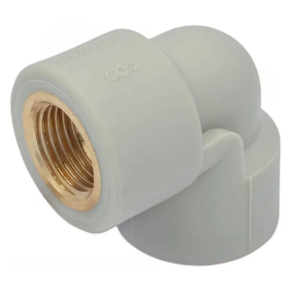 Коліно Prawtech PP-R Ø20x1/2 ВР (PP224020012)- Фото 1
