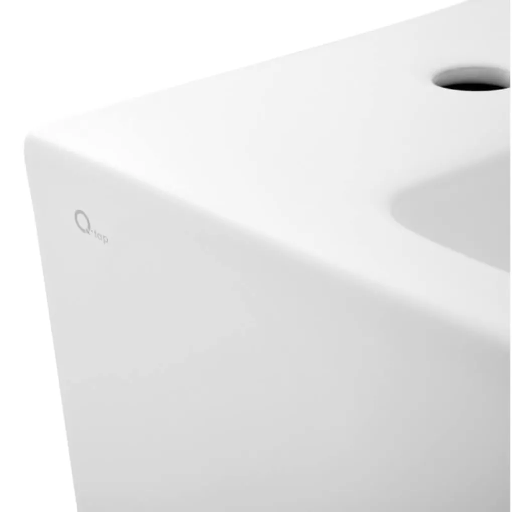 Подвесное биде Qtap Crow 520х360х290 White (QT05555370W)- Фото 5