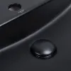Раковина накладна QTap Scorpio Matt black з донним клапаном (QT142202MBMB)- Фото 5