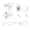 Душова система Qtap Lipno графіт (QTNH3023101DG47273)- Фото 4
