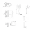 Душевая система Qtap Robin хром (QTROB3060102C47660)- Фото 4