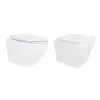 Комплект: Унитаз подвесной Qtap Jay Ultra Quiet + Qtap Tern Ultra Quiet (QT07335177W47924)- Фото 1