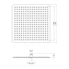Лeйка для верхнего душа Qtap Hlavova 400 мм, белый (QTHLAS400N1ZWW)- Фото 3