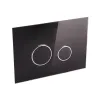Панель змиву для унітазу Qtap Nest, чорна глянцева (QT0111V1163GB)- Фото 2