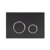 Панель смыва для унитаза Qtap Nest, черная матовая (QT0111M11V1146MB)- Фото 1
