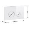 Панель смыва для унитаза Qtap Nest QT0111M11110W- Фото 4
