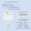 Підлоговий унітаз Qtap Tern Ultra Quiet + бачок прихованого монтажу з сидінням та круглою клавішою змиву (хром)- Фото 4