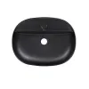 Раковина-чаша накладная Qtap Scorpio 500х385х120 черный матовый (QT146533MB)- Фото 1