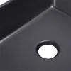 Раковина-чаша накладная Qtap Tern 480х370х135 черный матовый (QT176069MB)- Фото 3