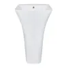Раковина для підлоги моноблок Qtap Crow 450x435x835 білий (QT0511G315WN)- Фото 1