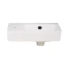 Раковина підвісна Qtap Tern 450х250х158 крило зліва білий (QT1711H02RW)- Фото 3