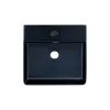 Умывальник Qtap Nando LT 500х420х130 Matt black QT12116146AMB- Фото 1
