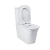 Унитаз-компакт Qtap Nando безободковый с сиденьем Soft-close QT12221222AW- Фото 2