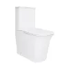 Унитаз-компакт Qtap Nando безободковый с сиденьем Soft-close QT12221222AW- Фото 1