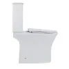 Унитаз-компакт Qtap Presto безободковый с сиденьем Soft-close QT24221217AW- Фото 3