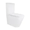 Унитаз-компакт Qtap Stork безободковый с сиденьем Soft-close QT15222178W- Фото 1