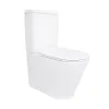 Унитаз-компакт Qtap Stork безободковый с сиденьем Soft-close QT15222179W- Фото 1