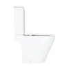 Унітаз підлоговий Qtap Dove безобідковий з сидінням Soft-close білий (QT06228380BW)- Фото 3