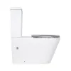 Унітаз підлоговий Qtap Freedom безобідковий з сидінням Soft-close білий (QT22226098W)- Фото 3