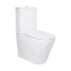 Унітаз підлоговий Qtap Swan безобідковий з сидінням Soft-close білий (QT16222182TW)- Фото 1