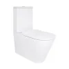 Унітаз підлоговий Qtap Vlasta безобідковий з сидінням Soft-close білий (QT28228300W)- Фото 1