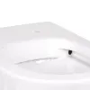 Унитаз напольный Qtap Swan безободковый с сиденьем Soft-close QT16223178W- Фото 3